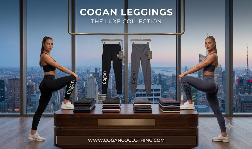 Women’s Luxe Leggings in a studio setting